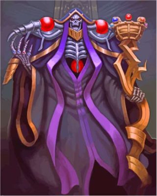 Ainz Ooal Gown Paint By Numbers