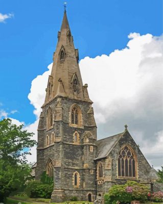 Ambleside Church Paint By Numbers