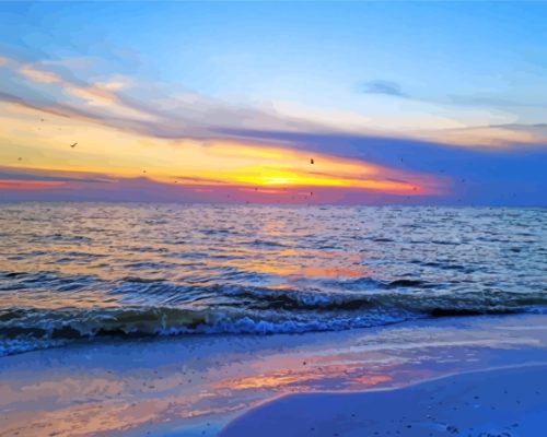 Anna Maria Island Sunset Paint By Numbers