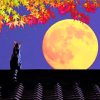 Autumn Moon And Cat Paint By Numbers