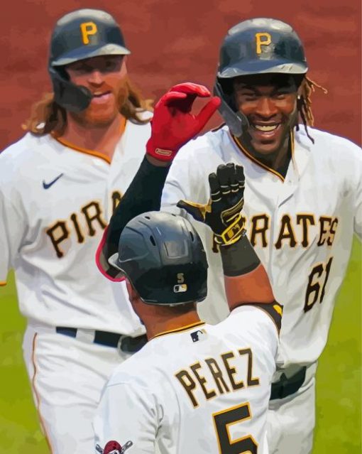 Baseball Pirates Paint By Numbers
