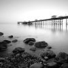 Black And White Llandudno Pier Paint By Numbers