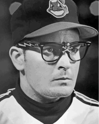 Black And White Ricky Vaughn Paint By Numbers