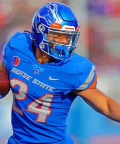 Boise State Broncos Player Paint By Numbers