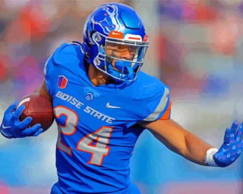 Boise State Broncos Player Paint By Numbers