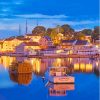 Boothbay At Night Paint By Numbers