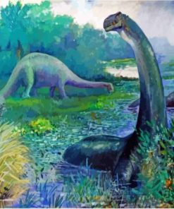 Brontosaurus Paint By Numbers