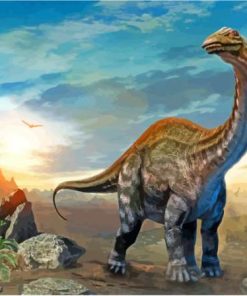 Brontosaurus Animal Paint By Numbers