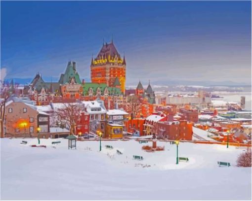 Canada Winter Paint By Numbers
