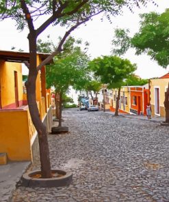 Cape Verde Alleys Paint By Numbers