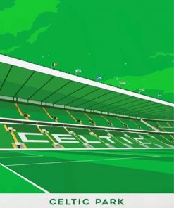 Celtic Park Poster Paint By Numbers