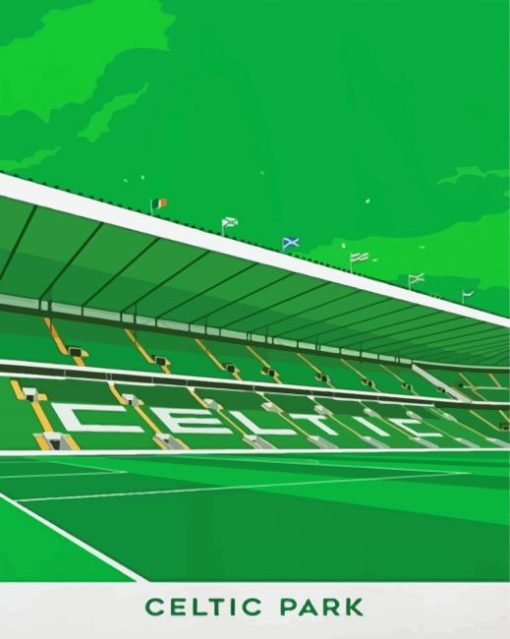 Celtic Park Poster Paint By Numbers