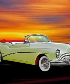 Classic Car 1953 Buick Paint By Numbers