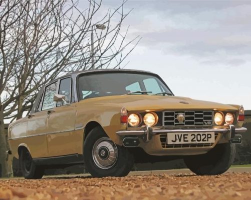 Classic Rover P6 Paint By Numbers