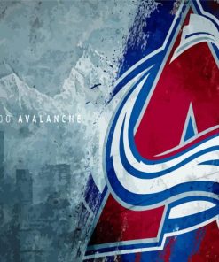 Colorado Avalanche Team Logo Paint By Numbers