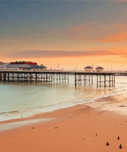 Cromer Norfolk Pier At Sunset Paint By Numbers