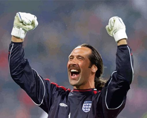 David Seaman Football Player Paint By Numbers