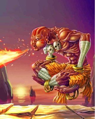 Dhalsim Paint By Numbers