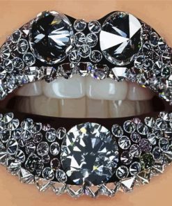 Diamond Lips Paint By Numbers