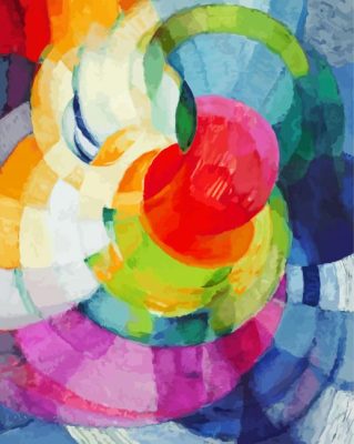 Disks Of Newton Kupka Paint By Numbers