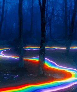 Fantasy Colorful River Paint By Numbers