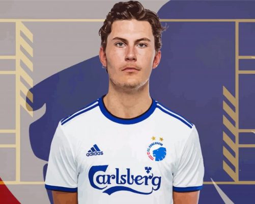 Fc Copenhagen Player Paint By Numbers