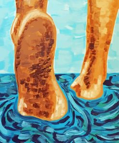 Feet In Water Paint By Numbers