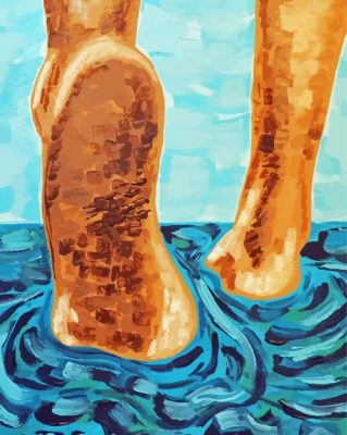 Feet In Water Paint By Numbers