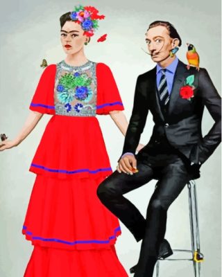 Frida Salvador Dali Art Paint By Numbers