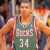 Giannis Milwaukee Bucks Player Paint By Numbers