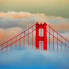 Golden Gate Bridge In Fog California Paint By Numbers