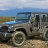 Grey Willys Jeep Paint By Numbers