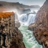 Gullfoss Falls Iceland Landscape Paint By Numbers