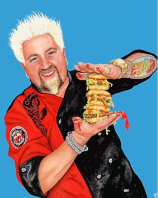 Guy Fieri Art Paint By Numbers