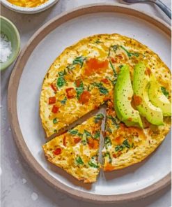 Healthy Egg White Frittata Paint By Numbers