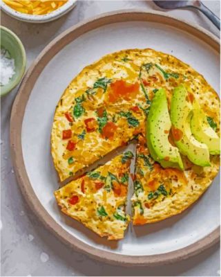 Healthy Egg White Frittata Paint By Numbers