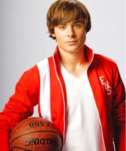 High School Musical Troy Bolton Paint By Numbers