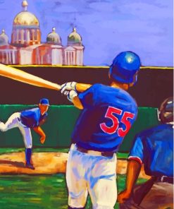 Home Run Baseball Players Paint By Numbers