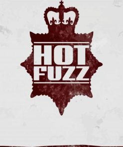 Hot Fuzz Poster Art Paint By Numbers