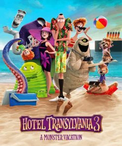 Hotel Transylvania Movie Poster Paint By Numbers