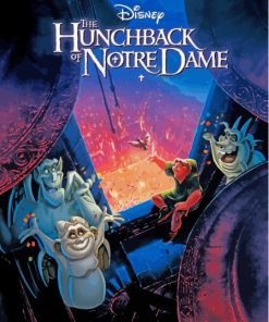 Hunchback Of Notre Dame Disney Poster Paint By Numbers