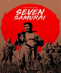 Seven Samurai Poster Paint By Numbers