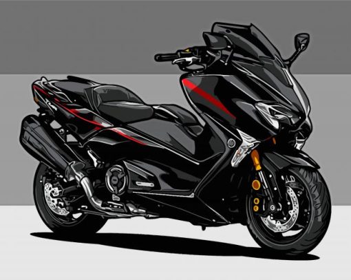 Yamaha TMax Paint By Numbers