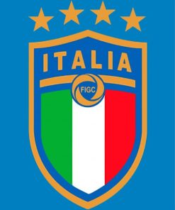 Italy National Football Team Logo Paint By Numbers