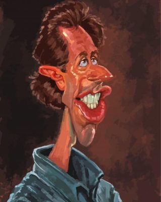 Jerry Seinfeld Caricature Paint By Numbers