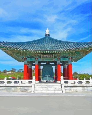 Korean Bell Landmark Paint By Numbers