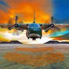 Lockheed C 130 Hercules Plane Paint By Numbers