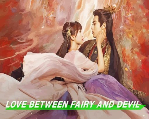 Love Between Fairy And Devil Paint By Numbers