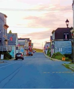 Lubec Town In Maine Paint By Numbers