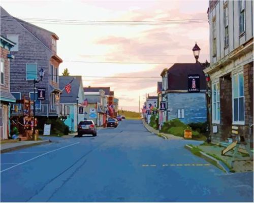 Lubec Town In Maine Paint By Numbers